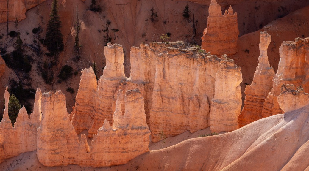 Detalle de las cárcavas en el paisaje kárstico del Bryce Canyon National Park, Utah, Estados Unidos. © Iván Pérez López (iplfoto.com)